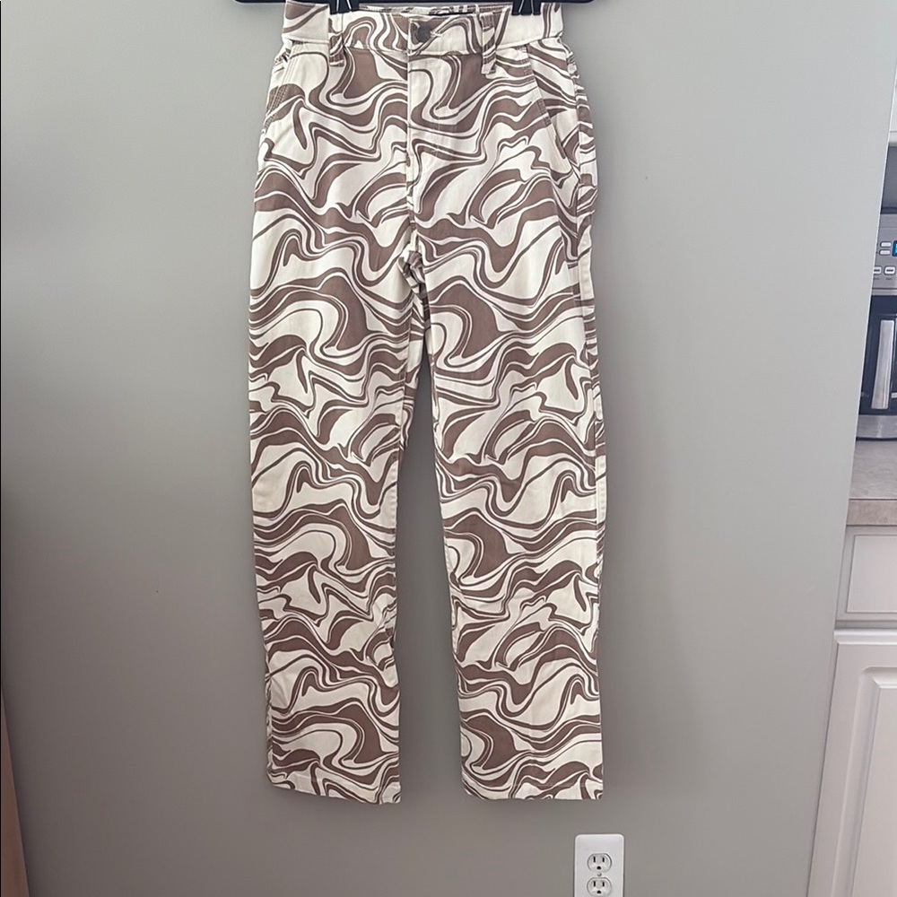 Hollister Women's High Rise Utility Dad Pants 23 Waist